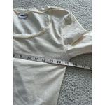 Noisy May  Long Sleeve Scoop Neck w/Lace Trim Bodysuit Ivory Size M Photo 3