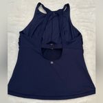 Athleta Navy Blue Women's Swim/Workout Top Size 38D/DD Photo 4