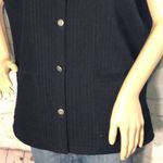 Northern Reflections Vintage 1990s Y2K Heavy Velvet Burnout Quilted Vest L Photo 2