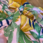 HYFVE HYFYVE Wide Leg Tropical Print Floral Jumpsuit Size Medium Party Cruise Resort Photo 1