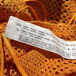ZARA NWT PERFORATED CROP TOP MESH BEACH BLOGGERS FAV ORANGE LARGE Photo 5