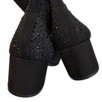 Kenneth Cole Reaction Ranya Rida Stretch Rhinestone Jewel Sock Booties 8 Black Photo 5