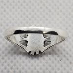 Silver Tone Yin Yang Ring Black Photo 6