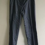 Trina Turk Wool Silk Heathered Gray Straight Leg Work Pants Womens Size 6 Career Photo 2