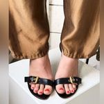 Bottega Veneta  Gold Buckle Heels Size 38/7/12 Photo 2