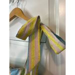 Cara Cara Campbell Multi Stripe Cotton Summer Midi Dress Size M Blue Photo 6