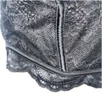 Victoria's Secret Very Sexy Shine Strap Black Lace Demi Bustier 36C Push Up Photo 6