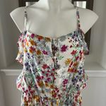 J.Jill Summer Garden Maxi Dress Floral, White Multi, Size M New w/Tag $149 Photo 6
