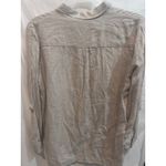 Jones New York NWT Linen Blend Button Front Long Sleeve Shirt Top Womens Plus XL Photo 3