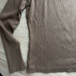 Citizens of Humanity Wren Ribbed Off the Shoulder Tee Cypress Long Sleeve Top M Photo 3