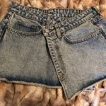 Carmar Denim Distressed Jean Skirt  Photo 0