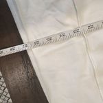 Spanx  PERFECT LENGTH TOP Powder White Sweatshirt Raw Hem Large Jersey Knit Photo 12