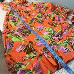 Love The Label Azaela Floral Ruffle Maxi Dress Topanga Coral Print Womens Size S Pink Photo 11