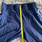 Gymshark Navy Blue/White Elastic Stretch Waist Leggings Photo 6