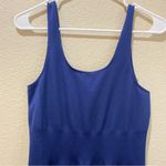 Balance Athletica  Linear Navy Blue Ribbed Tank Dress Size Medium Athletic Photo 3
