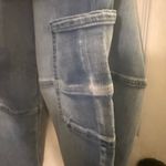 Denim Cargo Jogger Pants Gray Size L Photo 3