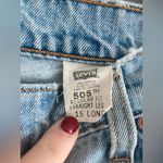 Levi's Light Wash Regular Fit Straight Leg 505 Vintage 90s  Photo 3