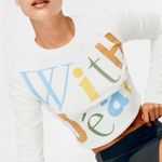 With Jean  No Big Deal Long Sleeve Tee Photo 1