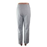 Carolina belle White Blue Striped High Waisted Straight Trousers Dress Pants 8 Photo 1