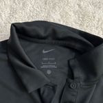 Nike  Golf Women’s Size Large Solid Black Sleeveless Golf Polo Workout Sporty Photo 4