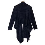 Barefoot Dreams  CozyChic Lite Island Wrap Open‎ Waterfall Cardigan Black L/XL Photo 1