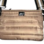 Think Royln Small Tan Nylon Quilted Bum Bag Crossbody Purse Bag Photo 2