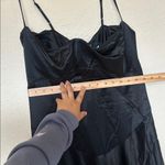 House Of CB HOUSE OF‎ CB L D-DD 'Anabella' Black Lace Up Maxi Dress NWOT Photo 11