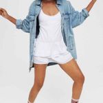 Aerie OFFLINE BY  Tennis Dress White Sleeveless Ruffle Hem LARGE Soft Support Photo 3