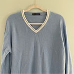 Brandy Melville  Oversized V-Neck Vintage Inspired Sweater Photo 3