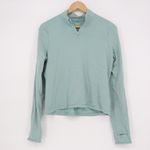 Allbirds Women's Long Sleeve Quarter Zip Pullover Athletic Top Size S Green Photo 1