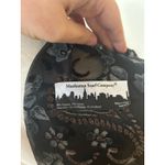 Manhattan Scarf Co Black Fringe Crushed Burnout Velvet Floral Kimono Scarf Photo 1