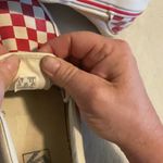 Vans  Classic Red and White Checkered Slip-On men or Women’s. Men’s 6.5 Women 8.0 Photo 4