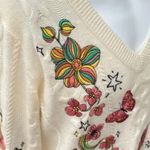 Johnny Was “The Wonder Years” embroidered cashmere blend sweater NWT RARE Photo 12