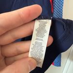 Tory Sport Geo Print Long Sleeve Half Zip Rashguard Top Navy Red Blue Size L Size L Photo 2