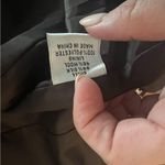 Talbots Black and Brown Blazer Lightweight Silk Wool Blend Photo 3