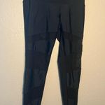 Onzie Black Leggings High Waisted SZ XS Workout Tights Yoga Pants Petite Ribbed Photo 0