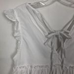 ZARA  Trafaluc Women Top XS Babydoll Cottagecore Boho Chic Beachy Nautical Cotton Photo 6