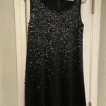 Eileen Fisher NWT 100% Merino Wool Black Knit Sequin Sweater Tank Dress Size S Photo 3