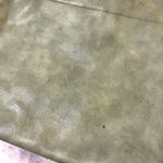 Anthropologie Beach Front Tote Bag Perforated Cut Out Faux Leather Green Photo 9