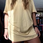 H&M yellow casual tshirt dress Photo 0