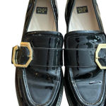 Louise et Cie  Women's Black Patent Leather Slip On Loafer Shoes Size 11 Photo 0
