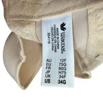 Wacoal Cream Nude Padded Red Carpet Strapless Pushup Bra Back Closure Size 34G Photo 4