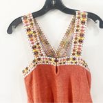 Madewell  | Embroidered  Sweater Knit Tank in Burnt Orange Size XS Photo 10