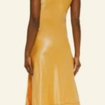 Acne Studios Satin slip dress Gold US 10 Photo 5