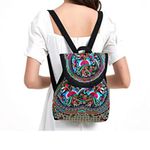 Women's Handmade Mini Backpack Purse – Adjustable Travel Bag Photo 1