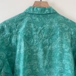 Wrangler  Turquoise Paisley Shirt Photo 5