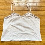 Victoria's Secret Vintage Victoria Secret London Floral Lace Trim Cami Size Small NEW Daisy trim Photo 0