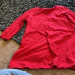 Flax  medium red blouse Photo 1