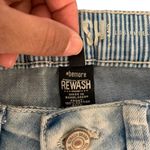 REWASH  distressed Striped Jean Shorts size 7 Photo 3