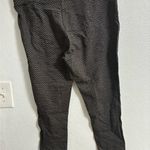 Loft Herringbone Black & Gray legging Pants PL Photo 3
